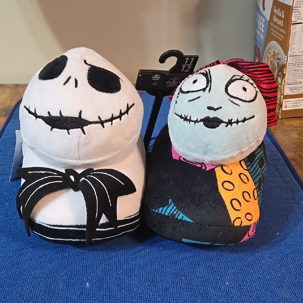 Nightmare Before Christmas Plush Slippers